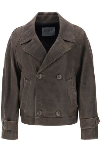 Solferino Jacket In Vintage-effect Leather - MVP Wardrobe - Modalova