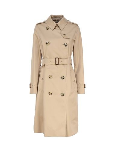 Burberry Trenchcoat In Cotton - Burberry - Modalova