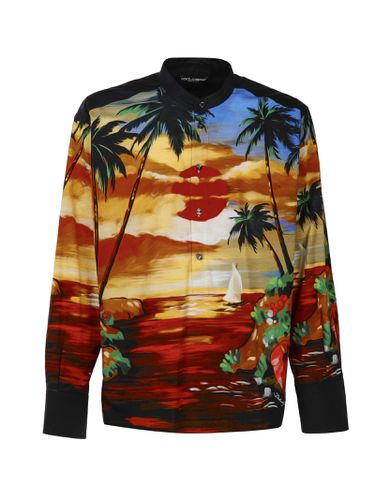Hawaii Print Nylon Shirt - Dolce & Gabbana - Modalova