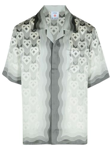 Casablanca Grey Silk Shirt - Casablanca - Modalova