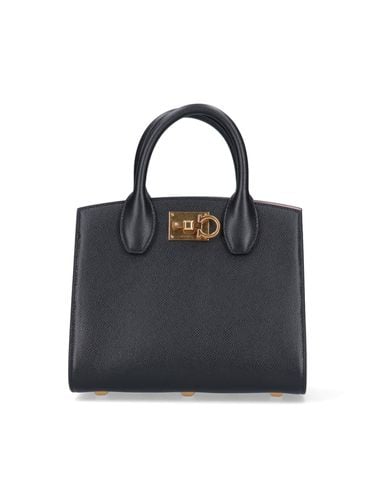 Ferragamo studio Box Top Handle Bag - Ferragamo - Modalova