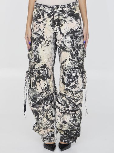 Graphic Printed Cargo Pants - The Attico - Modalova