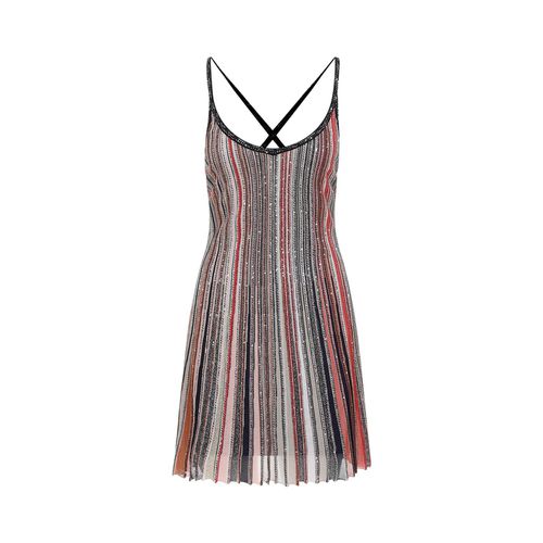 Vertical Striped Knit Mini Dress - Missoni - Modalova