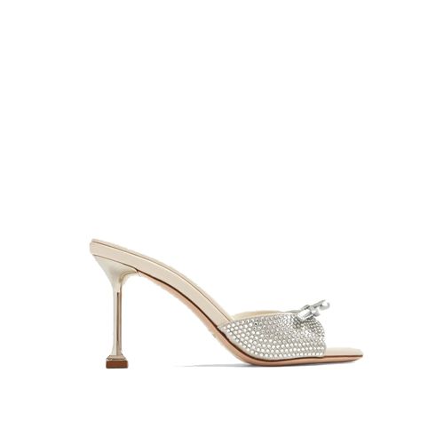 Miu Miu Leather Crystals Mules - Miu Miu - Modalova