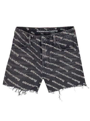 Logo-print Shorts - T by Alexander Wang - Modalova