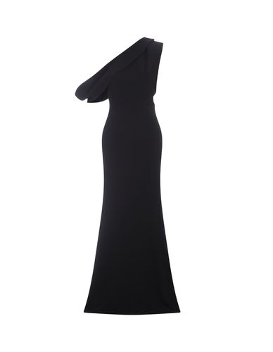 Asymmetrical Long Dress With Cut-out - Alexander McQueen - Modalova