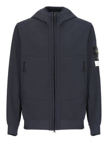 Stone Island Jacket With Logo - Stone Island - Modalova