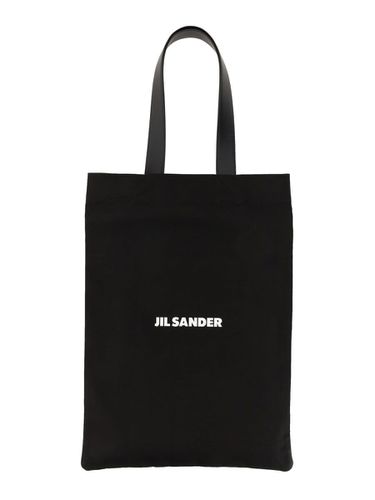 Black Canvas Shopping Bag - Jil Sander - Modalova