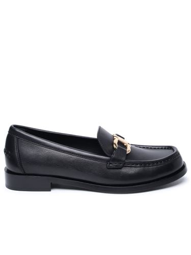 Ferragamo Black Leather Loafers - Ferragamo - Modalova