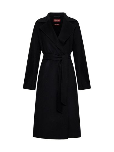 Belted Mid-length Coat - Max Mara Studio - Modalova