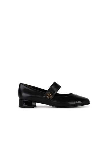 Mary Jane Black Leather Ballet Flats - Tory Burch - Modalova