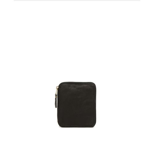 Washed Leather Wallet - Comme des Garçons - Modalova