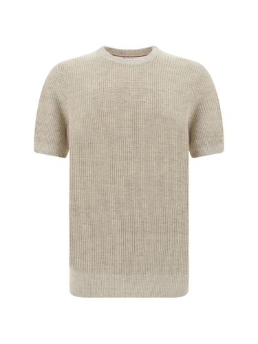 Brunello Cucinelli Linen T-shirt - Brunello Cucinelli - Modalova