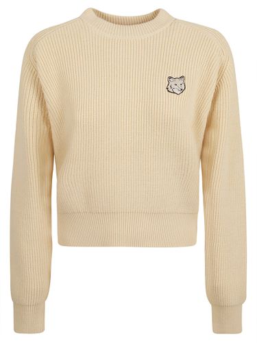 Bold Fox Head Patched Comfort Sweatshirt - Maison Kitsuné - Modalova