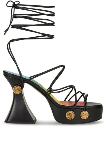 Platform Sandals With Straps And Studs - Etro - Modalova