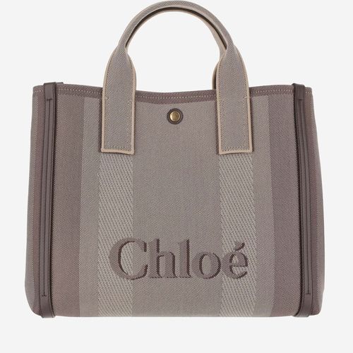 Multicolor Canvas Chloã Carry Shopping Bag - Chloé - Modalova