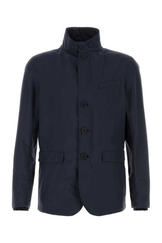 Herno Navy Blue Polyester Jacket - Herno - Modalova