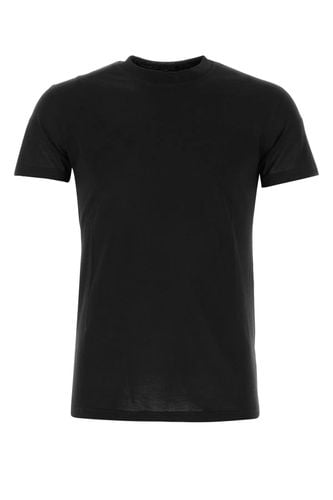 PT Torino Black Silk Blend T-shirt - PT Torino - Modalova