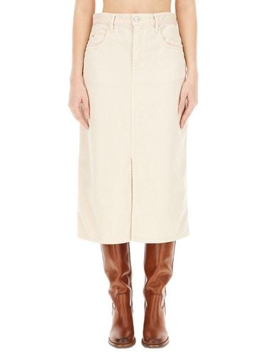 High-rise Front Slit Skirt - Isabel Marant - Modalova