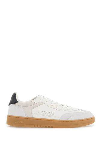 White Leather And Suede Sneakers Dice T-toe With Recycled Materials - Axel Arigato - Modalova