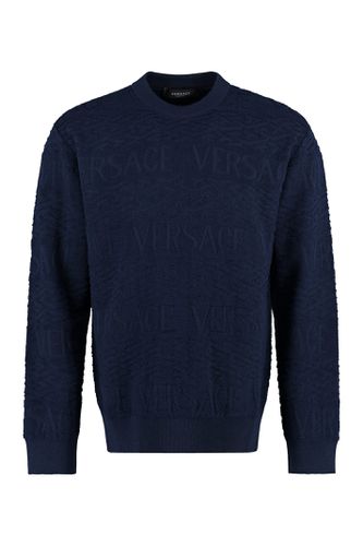 Versace Crew-neck Wool Sweater - Versace - Modalova