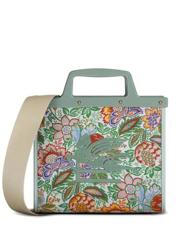 Floral Jacquard Medium Love Trotter Shopping Bag - Etro - Modalova