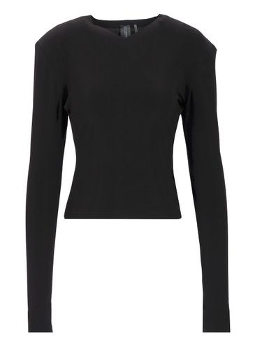 Norma Kamali Fitted Long Sleeve Top - Norma Kamali - Modalova