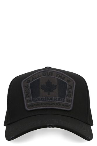 Dsquared2 Gabardine Baseball Cap - Dsquared2 - Modalova