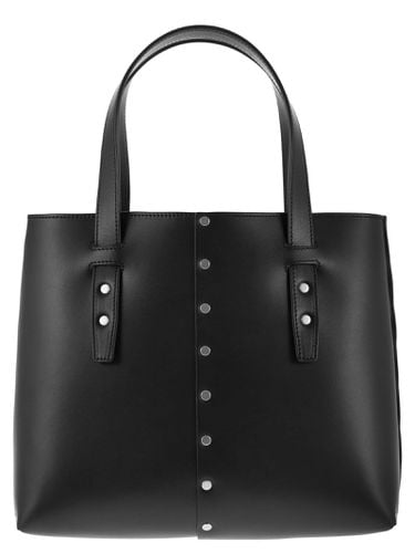 Leather And Studded Tote Bag - Fabiana Filippi - Modalova