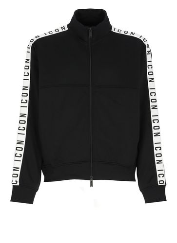 Dean Full-zip Nylon Sweatshirt - Dsquared2 - Modalova