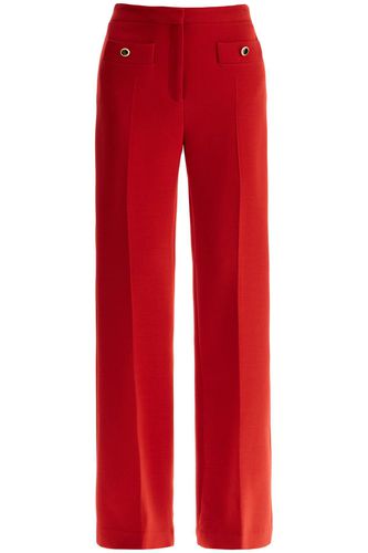 Tailored Wool Bootcut Trousers For - Alessandra Rich - Modalova