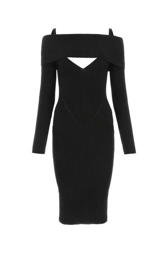 Black Stretch Viscose Blend Dress - ANDREĀDAMO - Modalova