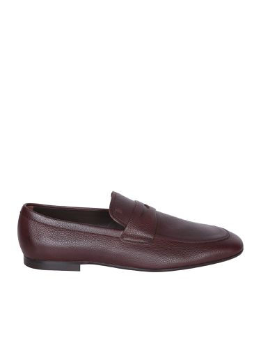 Tod's Hammered-weave Brown Loafers - Tod's - Modalova