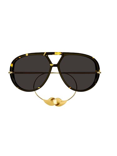 Pilot Frame Sunglasses - Bottega Veneta Eyewear - Modalova