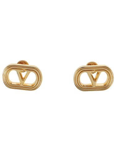 Earrings (logo 25mm) - Valentino Garavani - Modalova