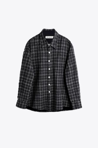 Above Shirt Black checked linen blend shirt - Above Shirt - Our Legacy - Modalova