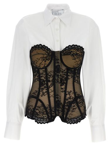 Lace Bodice Insert Shirt - Giuseppe di Morabito - Modalova