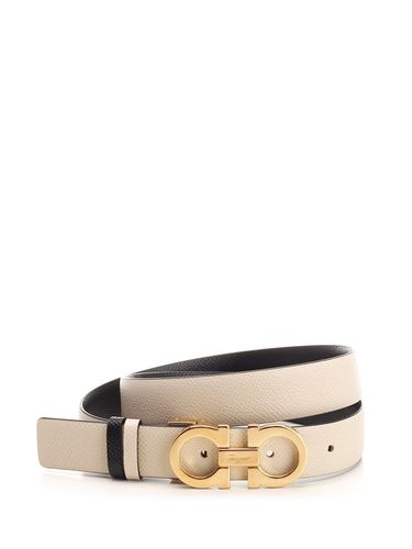 Reversible And Adjustable gancini Belt - Ferragamo - Modalova