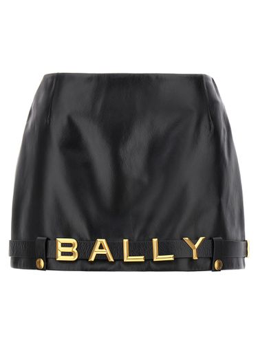 Bally Leather Mini Skirt - Bally - Modalova