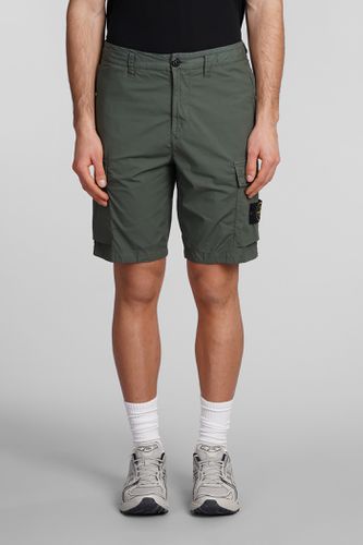 Stone Island Shorts In Green Cotton - Stone Island - Modalova