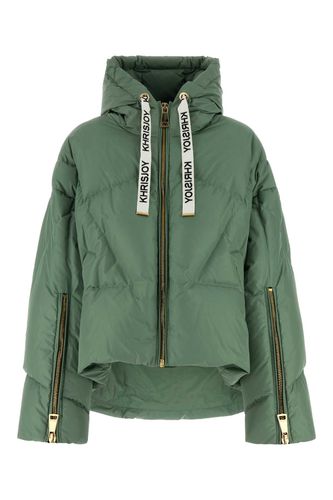 Green Polyester Down Jacket - Khrisjoy - Modalova