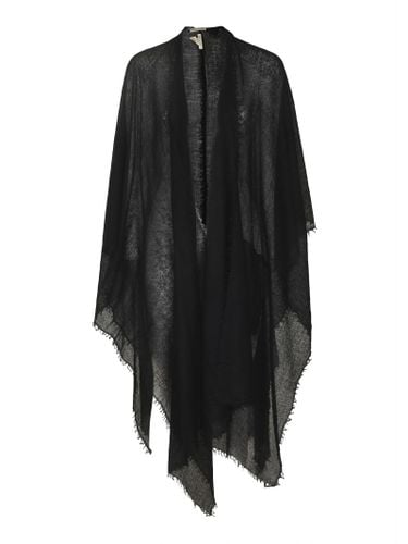 Fringed Overall Long Cape - Mirror in the Sky - Modalova