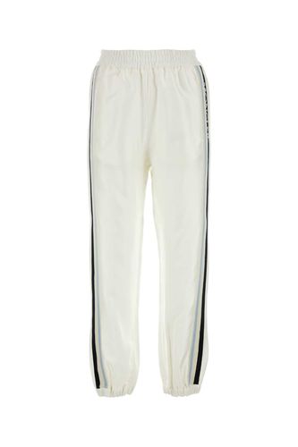 Moncler White Viscose Joggers - Moncler - Modalova