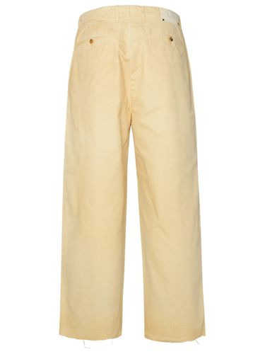 Golden Goose Beige Cotton Pants - Golden Goose - Modalova