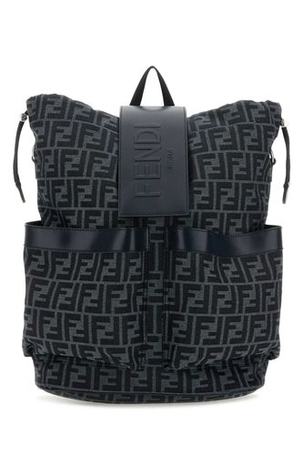 Embroidered Fabric Small Strike Backpack - Fendi - Modalova