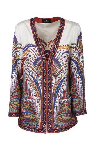 Etro Jacket Made Of Silk Twill - Etro - Modalova