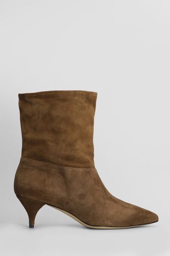 High Heels Ankle Boots In Suede - Alchimia - Modalova