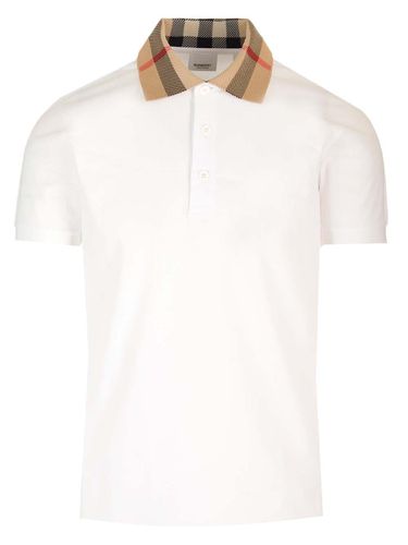 Burberry Cotton Polo Shirt - Burberry - Modalova