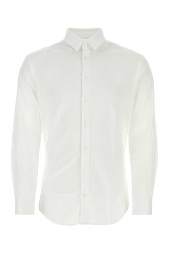 Giorgio Armani White Poplin Shirt - Giorgio Armani - Modalova