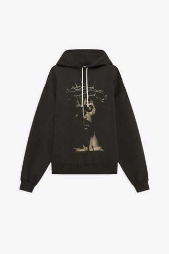 Hoodie Jesus Peat grey hoodie with Jesus print - Hoodie Jesus - 1989 Studio - Modalova